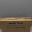 Rectangle Lamp Shades Set of 2, 16"L x 8"W x 10"H Large Beige Lampshades for Table Lamps Floor Lamps, Natural Linen Lamp Shade Replacement, Spider, Harp Holders Included, Easy Assembly Required