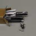 Black Curtain Rods for Windows 30 to 72 Inch(2.6-6 Feet), End Cap Style Adjustable 1 Inch Heavy Duty Outdoor/Indoor Modern Drapery Pole