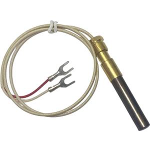 24" 750mv Thermopile for Heat Glo Heatilator Fireplace Thermopile Replacement Fireplace&Stove Accessories for Fire Gas Stoves Gas ovens/gas grills/gas boilers/gas water heaters (24" Glass Fiber)