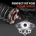 A-Premium Rear Right Passenger Side Suspension Strut Mount Compatible with Dodge Dart 2013 2014 2015 2016 (Set of 1)