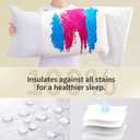 CoolShields Pillow Protector (2 Pack) Queen Waterproof Zippered Pillow Covers, Hypoallergenic, Premium Pillowcase Encasement for Better Sleep, Size: Queen - 20" x 30"