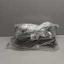 Cutefafa Rustproof Corner Shower Caddy Freestanding Tension Pole, 4 Large Baskets for Bathtub Shampoo Storage Organizer Bathroom Height Adjustable Shelves from 23.6 to 114.5 Inch with Towel Bar (Black)