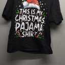 This is My Christmas Pajama Shirt Funny Xmas PJs Men Women TShirt, S