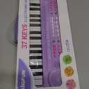 Keyboard Piano for Kids, BIGFUN 37 Keys Toddler Piano Multifunction Music Educational Instrument Toy, Electronic Kids Keyboard for 3-7 Year Old Girls and Boys (Purple)