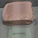 Litanika Pink Comforter Set Full Size for Girls, 3 Pieces Blush Women Plain Bedding Comforter Set, All Season Bed Set (79x90In Comforter & 2 Pillowcases)