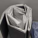 Baby Ball Pit for Toddlers Infant Kids Large Foldable Puppy Dogs Cats Pop Up Corner Ball-Pit Big Collapsible Rectangle Soft Play Tent Indoor Outdoor (Balls no Include) Gray