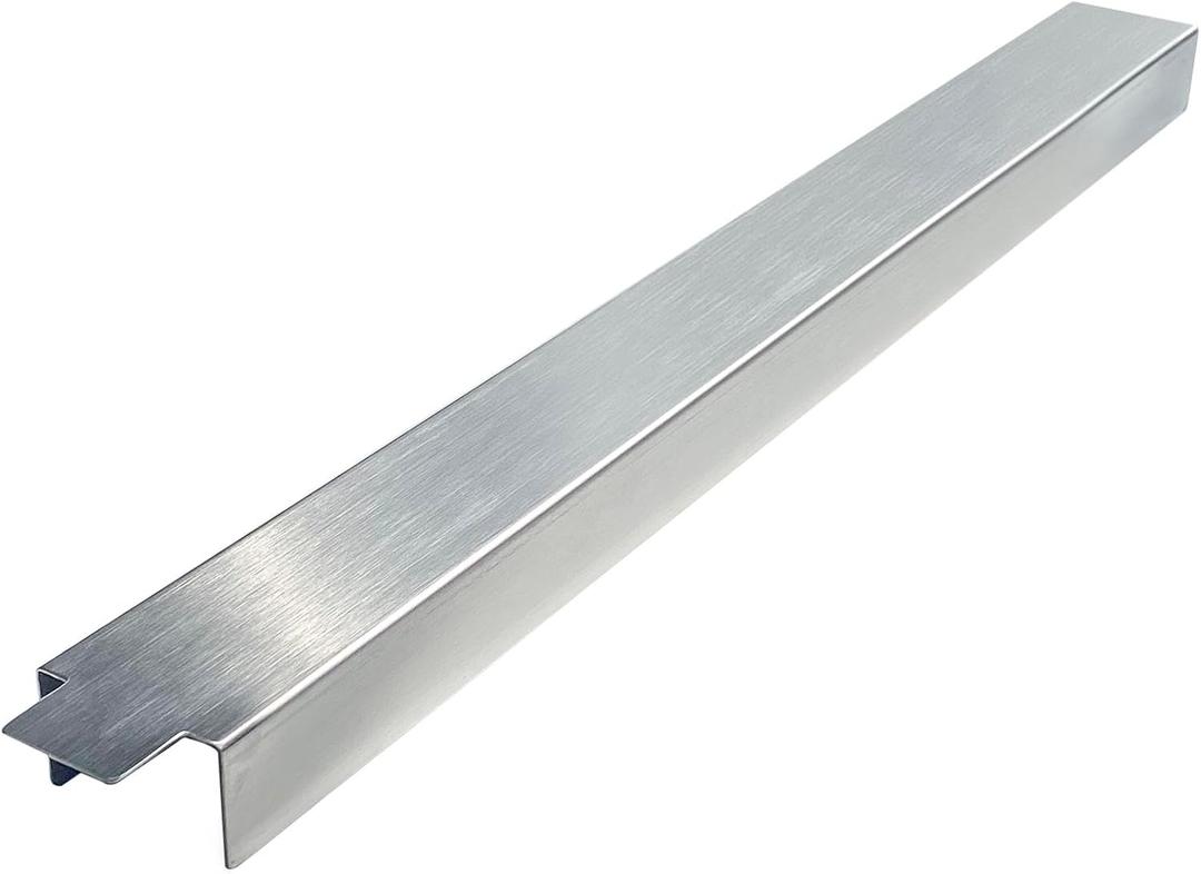 Sunrise Kitchen Supply Stainless Steel Heavy Duty 20 Gauge Deep Fryer Joining Strip/Connector (21 5/8"L x 2"W x 1 1/4"H)