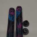 Limit Pro Scooter Grips Soft Longneck 150/165/180mm with Easy Cutting Lines for Pro Trick Scooters and BMX Handlebars (black+blue+purple)