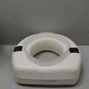 770-610 4 Inch Portable Raised Toilet Seat Riser, Elevated Toilet Seat for Seniors