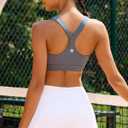 RUNNING GIRL Sports Bras for Women High Support Moulded Cup High Impact Sports Bras Racerback Workout Running Yoga Bra (XXL)