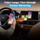 4-in-1 Wireless CarPlay Screen Mirroring Adapter for Apple CarPlay/Android Auto, 2026 Upgraded AirPlay MirrorLink Adapter, CarPlay Dongle Convert Wired to Wireless, Type C Extension, Plug & Play