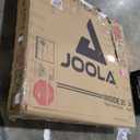 JOOLA Inside Professional MDF Indoor Ping Pong Table with Quick Clamp Table Tennis Net and Post Set - 10 Minute Easy Assembly - Tournament Quality - Foldable with Single Player Playback Mode (Blue)