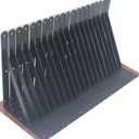 20 Pack L12 x H 8" Black Heavy Duty Shelf Brackets with Screws Metal Shelf Brackets Shelf Support Angle Brackets for Shelves L Brackets Heavy Duty Floating Shelf