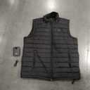 Mens Heated Vest with 12000mAh Battery, 9 Heated Zones Lightweight Rechargeable Vest for Camping Ski Cycling (X-Large, Black)