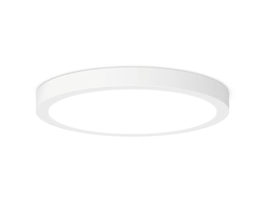 LED Flush Mount Ceiling Light Fixture, 100W Equivalent Modern Kitchen Recessed Ceiling Lamp 5000K Daylight White 15W 1200Lm 7 Inch Closet Round Surface Mount for Bathroom Laundry Bedroom Hallway