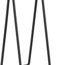 Large Plate Holder Display Stand - 12 inch Super Tall Big Plate Stands for Heavy Duty Display - Metal Picture Frame Stand - Tabletop Easel Stand for Decorative Platter | Plaque | Book - 2 Pack - Black