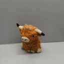 Highland Cow Stuffed Animal Toy, Adorable Highland Cow Plush, Scottish Cow Plush Toy, Farm Animal Cattle Plush Decor Gifts for Kids Baby Girls Boys (Brown Cow)