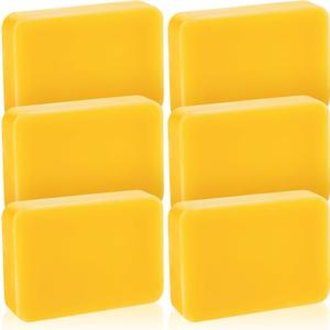 Treela 6 LB Yellow Beeswax Block Pure Natural Beeswax Cosmetic Grade Organic Wax Block for Candle Making Moisturizer Lotions Creams Lip Balms Soaps