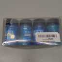 4 Colors Fine Glitter Powder, Craft Glitter Powder Shake Jar for Resin Jewelry Art Crafts Making, Cosmetic Glitter for Nail Body Hair 1.5oz/Bottle (All Blue Set)