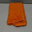 Pallene Summer Orange Euro Sham Throw Pillow Covers 22x22 Set of 2, Soft Plush Faux Fur Decorative Couch Pillow Covers for Sofa Bed Living Room Pillow Cases with 3D Diamond Pattern