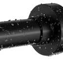 Black Shower Curtain Rod 34-66 Inches(2.8-5.5ft) Never Rust Adjustable Shower Rod Spring Tension Non Slip No Drilling Shower Rods for Bathroom Garland Window