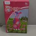 Liberry Toddler Golf Set for 2 3 4 Years Old Girls Boys, Upgraded Kids Golf Clubs Set with Golf Cart, Putting Mat, Outdoor Indoor Sports Toy Birthday Gift, Pink