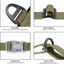 No Pull Dog Harness, Reflective Puppy Harness with Soft Padded Handle, Escape Proof/Quick Fit Adjustable Pet Harness for Small Medium Large Dogs, Easy for Training Walking (Yellow, M)