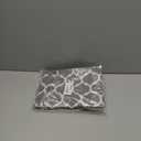 Smiry Rectangle Picnic Table Cover, Waterproof Elastic Fitted Camping Tablecloths for 6 Foot Tables, Wipeable Flannel Backed Vinyl Tablecloth Protector for Indoor, Outdoor (Grey, 30x72 Inches) 