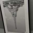 19x27 Poster Frame with Polished Plexiglass - Streamline Collection - Thin Border Picture Frame for Wall Display - Hanging Hardware Included - Black