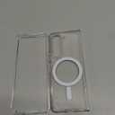 Clear Magnetic Case for Samsung Galaxy Z Fold 5 [Compatible with MagSafe Accessories] Slim Shockproof Magnetic Case Anti-Yellow Transparent Mag-Safe Phone Case Cover for Z Fold 5