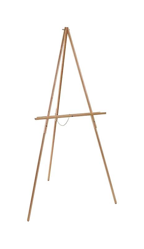 Wooden Tripod Display Easel Stand for Wedding Sign, Portable Tripod Wood Artist Easel