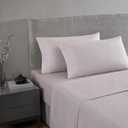 Vera Wang - Queen Sheet Set, Luxury Sateen Cotton Bedding, 800 Thread Count, Soft & Smooth Bedding Set (Eyelet Pink, Queen)
