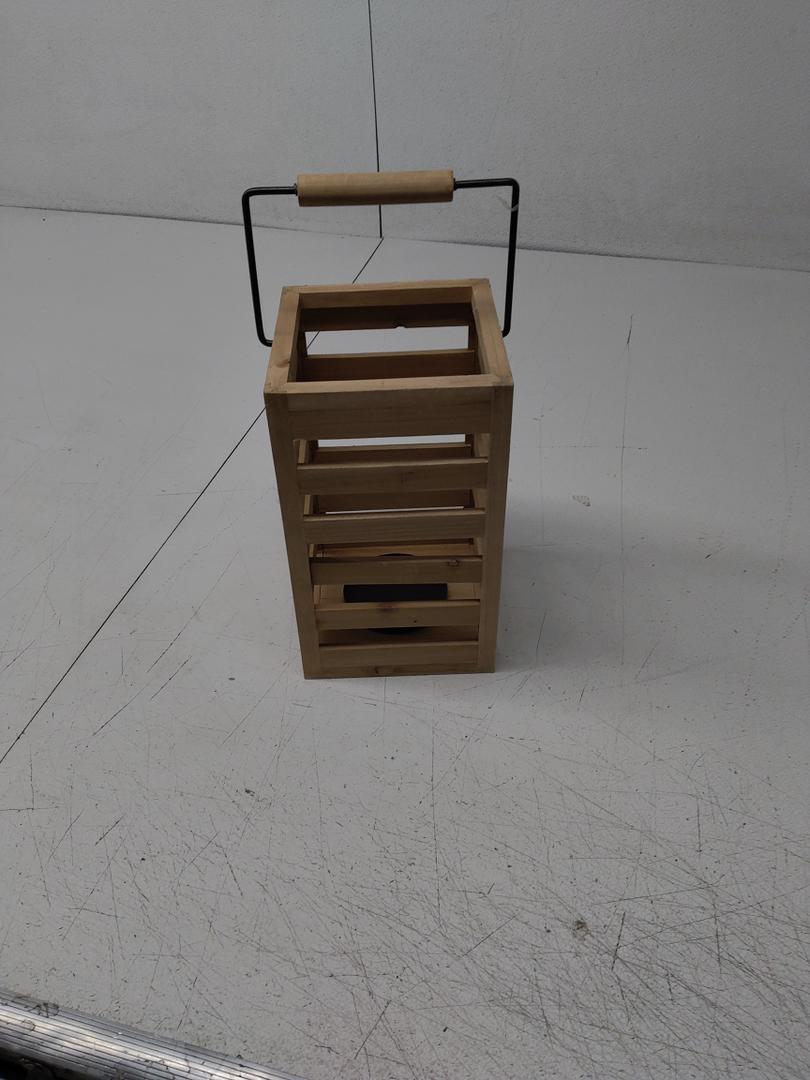 WOODEN CANDLE HOLDER LED CANDLE ONLY 11×6