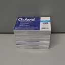 5 Pack Oxford 30EE Unruled Index Cards, 3 X 5, White, 100/pack