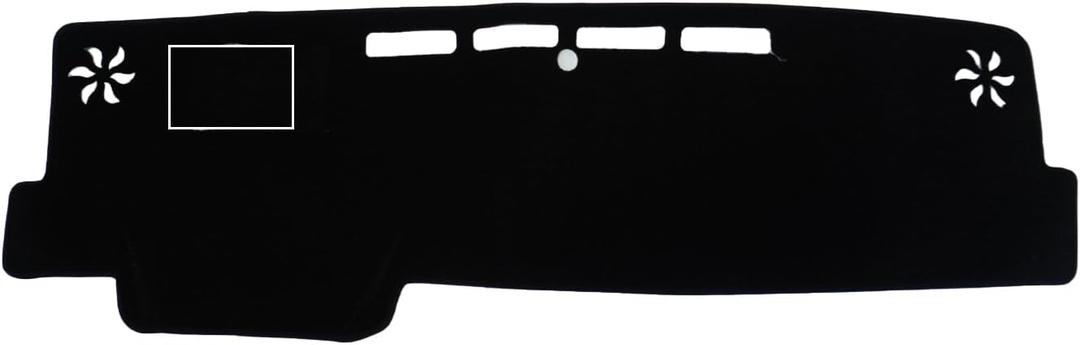 Dash Cover Mat Compatible with Toyota Camry 2025 (with HUD) Dashboard Cover Coolable Washable Protector Dashboard Pad Dash Mat for Camry 2025 Accessories Polyester Black