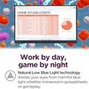 Lenovo D27-40 Monitor - All-in-One Monitor - 27" FHD Display - 75Hz Refresh Rate - Natural Low Blue Light - AMD FreeSync - 0.4ms MPRT - Raven Black - Tilt Stand