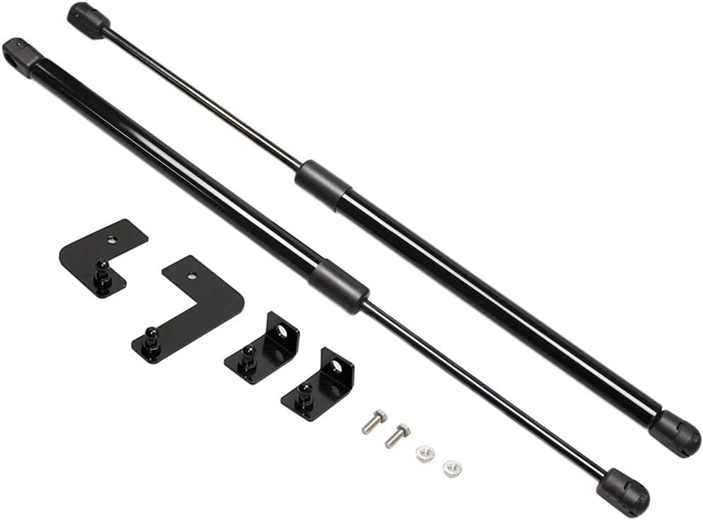 TSUBASA Lift Supports for Subaru XV Crosstrek GT 2017-2023 Front Bonnet Hood Modify Carbon Fiber Gas Charged Shock Dampers Spring Struts Bar (2 PCS) (Normal Black)