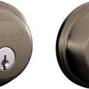 SCHLAGE B62N620 Deadbolt, Keyed 2 Sides, Antique Pewter
