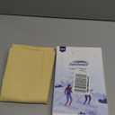 Sunflower Body Pillowcase 100% Cotton Long Pillow Cover/ Case Envelope Closure 1 Pack, 21×54 inches Honeyed Straw, Soft and Breathable