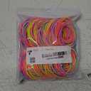 120 Pcs No Damage Elastics Hair Ties, Assorted Hair Bands Perfect for Medium to Thick Hair, Multicolor Pony tails Holders for Men, Women, Girls and Boys (4mm)