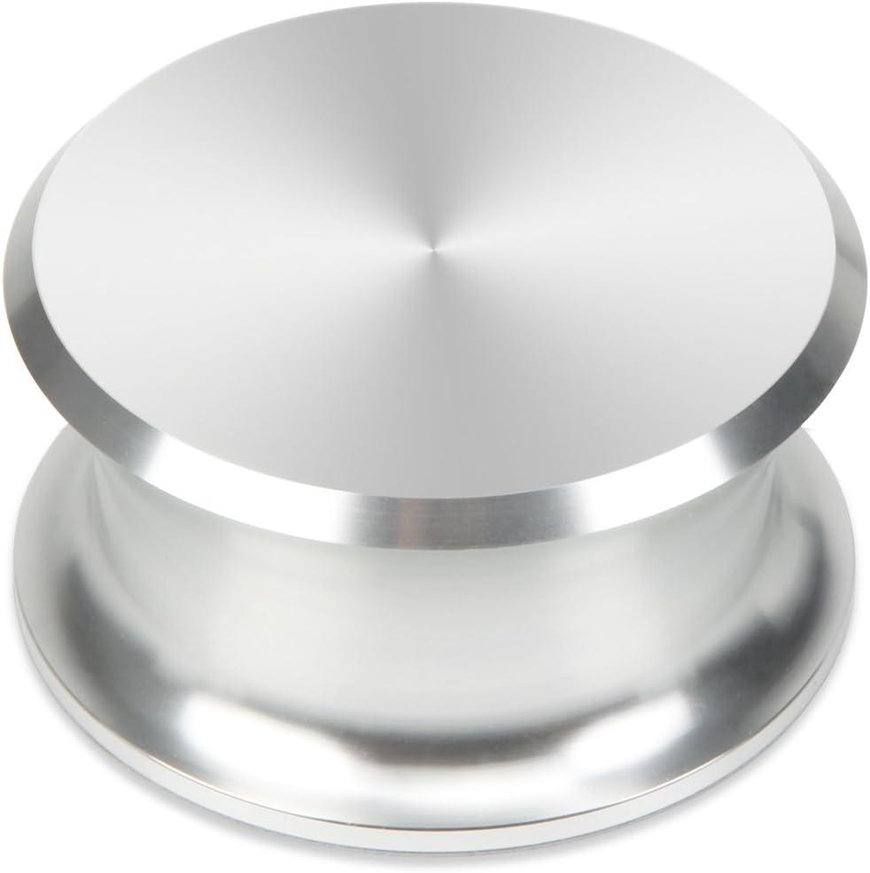 FEMELI Record Weight Stabilizer for Vinyl LP Turntable Record Player Disc(Silver) (Tall)