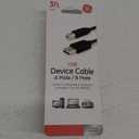 GE USB2: DEVICE CABLE3FT ATOB PLUGS 34501