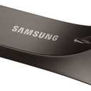 SAMSUNG BAR Plus 3.1 USB Flash Drive, 128GB, 400MB/s, Rugged Metal Casing, Storage Expansion for Photos, Videos, Music, Files, MUF-128BE4/AM, Titan Grey