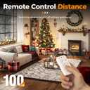 Remote Control Outlet Plug, TESSAN Wireless Light Switch Kit Indoor for String Lights, Lamps, Home Small Appliances, Wireless Power Socket 100ft RF Range, 15A/1875W (1 Remote and 3 Outlets)