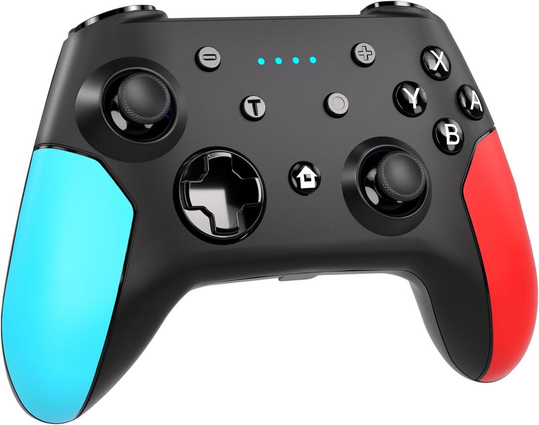 Ponkor Switch Controller, Switch 2 Controller, Wireless Pro Controller Compatible with Nintendo Switch 2/Switch/Lite/Switch OLED/PC Controller for Switch with Wake-up, Turbo Vibration