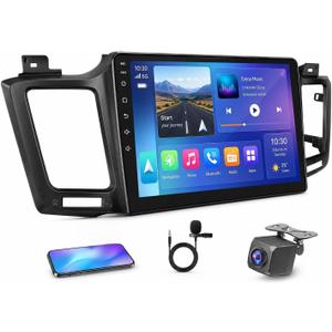 4+64GB Android Car Radio Stereo for Toyota RAV4 2013-2018: 10.2" 1280 * 800 Touchscreen Wireless Carplay Android Auto Backup Camera Mirror Link GPS Bluetooth 5G WiFi FM DSP RDS