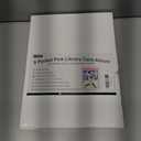 9 Pocket Trading Card Binder - 360 Cards Capacity, 20 Side-Loading Pages, Book-Style Closure with Clear Artwork Pockets for Anime, Cute Cards & Personal Collections (Pink)