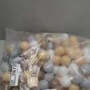 GOGOSO Ball Pit Balls for Toddlers,100pcs 2.15inch Crawl Balls BPA Free Crush Proof PlayBalls Soft Plastic Bals for Toddler, Pool Tent Party Favors Summer Water Bath Toy (grey+coffee+ beige+white)