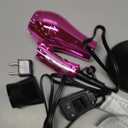 LURA Mini Portable Travel Hair Dryer:Dual Voltage Small Lightweight Blow Dryer with EU Plug,1200W Compact Hairdryer with Folding Handle,with Concentrator&Diffuser Attachment,for Women and Men