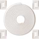 Mr. Pen- Furniture Corner & Edge Safety Bumpers, Small, 18ft Edge & 8 Corners, Baby Proof Corners and Edges, Baby Proofing Corner Guards, Baby Corner Protector Guards, Edge Protector for Baby (White)